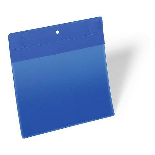 Neodymové magnetické kapsy na štítky A5, na šířku, tmavě modrá