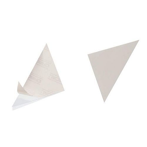 Trojúhelníkové kapsy CORNERFIX, 125 x 125 mm, samolepicí