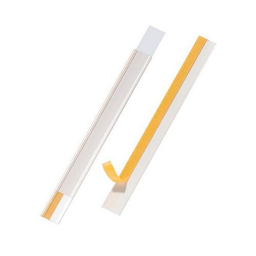 Samolepící lišty na štítky SCANFIX, 200x20 mm, transparentní
