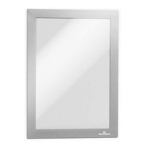Informační rámeček, DURAFRAME MAGNETIC, A5, stříbrná