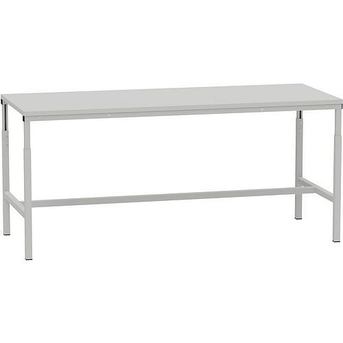 Výškově nastavitelný dílenský ESD stůl Kovona, 180 x 70 x 66 - 100 cm
