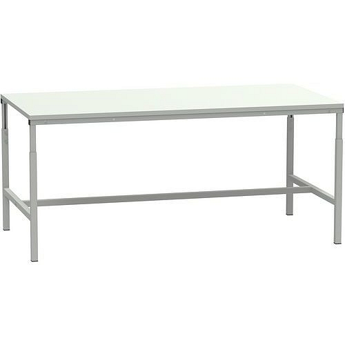 Výškově nastavitelný dílenský ESD stůl Kovona, 180 x 90 x 66 - 100 cm