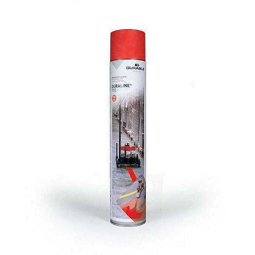Podlahový značkovací sprej DURALINE, 750 ml, červená
