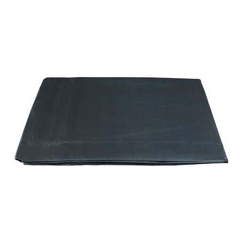 TOPTRADE plachta krycí, antracit, s kovovými oky, 2 x 3 m, 100 g / m2