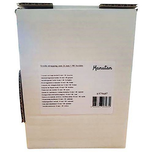 Páskovací set Manutan Expert s PP páskou, 13 mm, návin 250 m