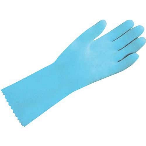 Latexové rukavice Mapa Jersette 300, modrá, vel. 7