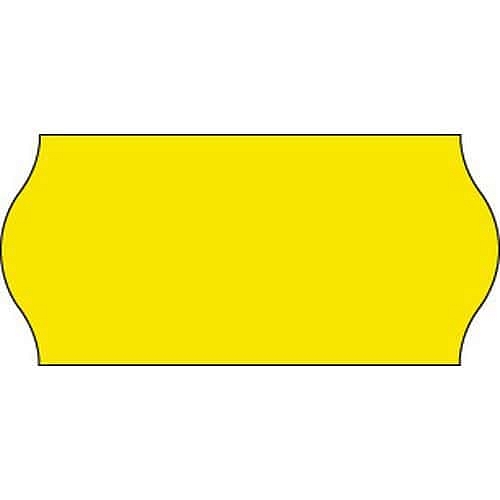 Etikety Tovel Compact, 1 řádek, žluté
