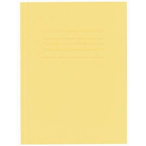 Tříklopé desky Kangaro s gumou, žluté, 25 ks