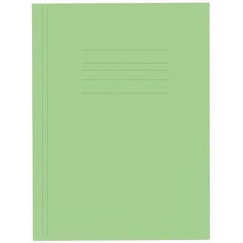 Tříklopé desky Kangaro s gumou, zelené, 25 ks