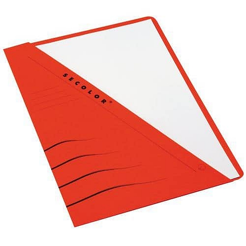 Papírové spisové desky Djois,10 ks, červené