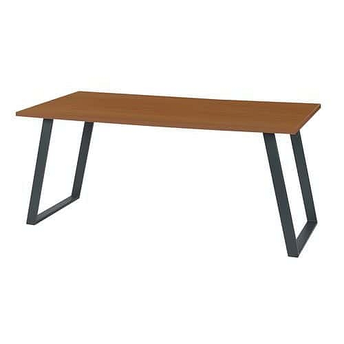 Kancelářský stůl Viva Shape, 120 x 80 x 75 cm, rovné provedení, podnoží antracit, buk