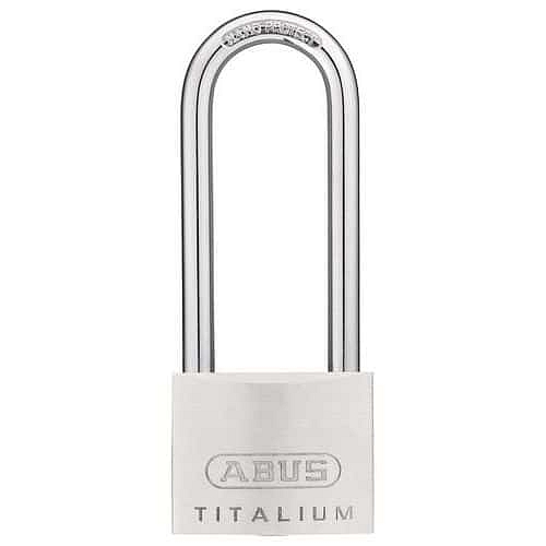 Visací zámek Abus Titalium série 64 64TI/50HB80, sjednocený klíč, 50 mm