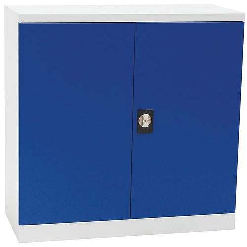 Dílenská skříň na nářadí Manutan Expert, 100 x 100 x 45 cm, se 4 zásuvkami