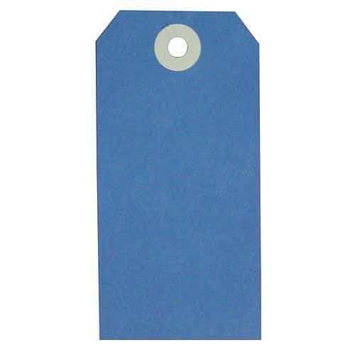 Papírová označovací visačka Swing Tag, 60 x 120 mm, modrá, 1 000 ks