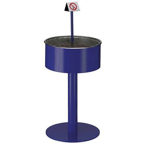 Extra velký popelník modrý