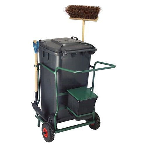 Kompletní údržbový vozík 1 x 240 l zelený