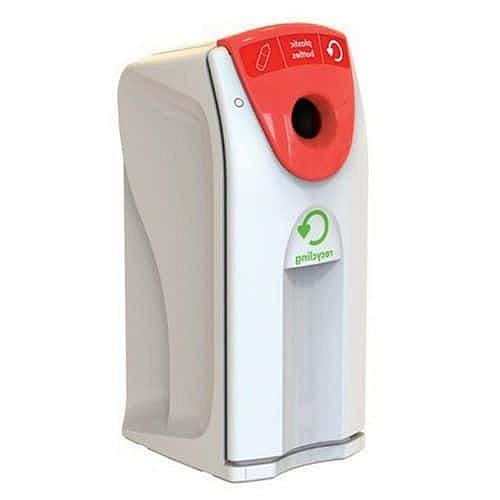 Popelnice na láhve Maxi Envirobin 140 l šedočervená