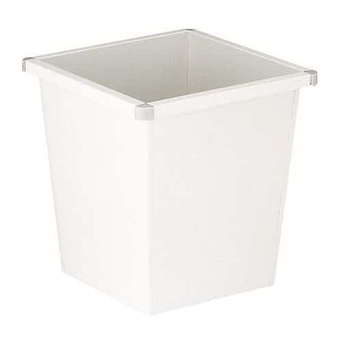 Kuželovitý koš na papír 27 l bílý