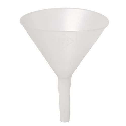 Nálevka o průměru 15 cm bílá