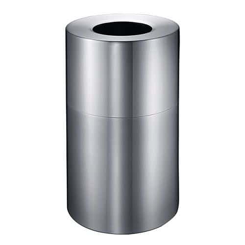 Velkokapacitní odpadkový koš 130 l hliník