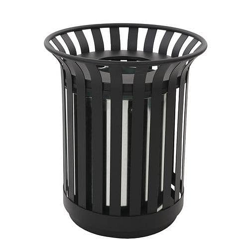 Venkovní odpadkový koš 69 l černý