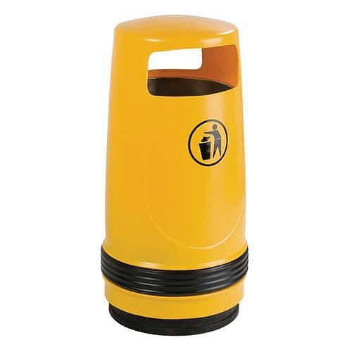 Odpadkový koš Merlin 90 l žlutý