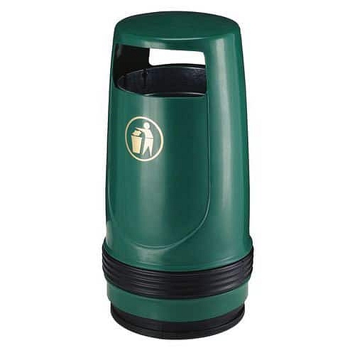 Odpadkový koš Merlin 90 l zelený