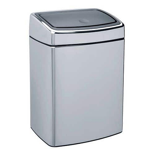 Odpadkový koš Touch 10 l z nerezové oceli