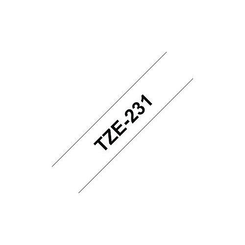 Flexibilní lepicí páska Brother TZEFX 631 12mm černá/žlutá