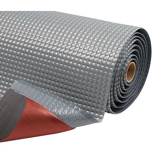 Protiúnavová průmyslová rohož Sky Trax® s bublinkovým povrchem, šedá, 91 x 300 cm