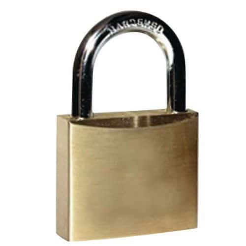 Visací zámek Ironmongery IM 2, sjednocený klíč, 50 mm