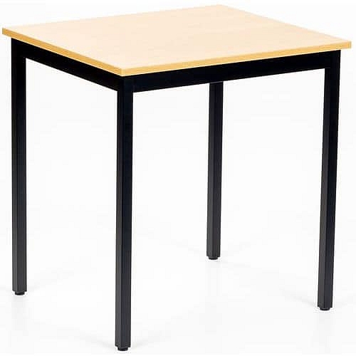 Víceúčelový stůl Manutan Expert, 74 x 70 x 60 cm, buk/černá