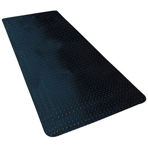 Protiúnavová rohož Cushion Trax® s diamantovým povrchem, černá, 91 x 150 cm