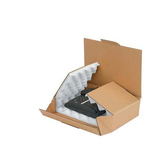 Pěnová kartonová krabice Kraft 300x220x80mm