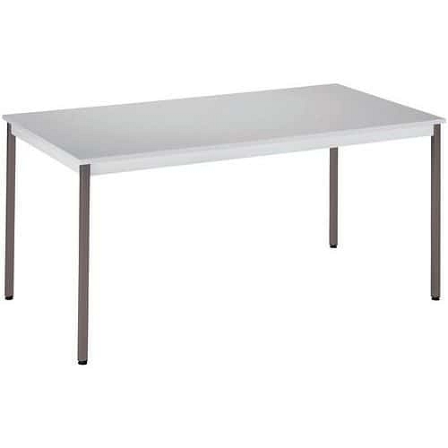 Víceúčelový stůl Manutan Expert, 74 x 180 x 80 cm, šedá/šedá