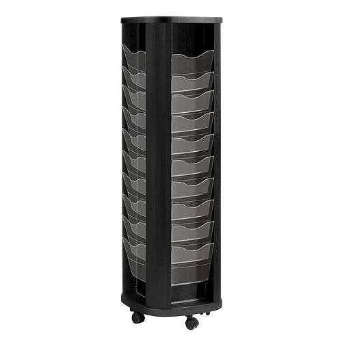 Mobilní stojan Paperflow, 40 přihrádek