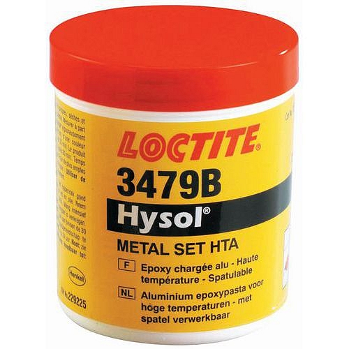 Dvousložkové epoxidové lepidlo plněné kovem Loctite 3479, vysokoteplotní, 500 g