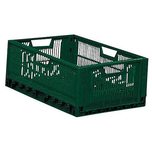 Stohovatelná skládací přepravka PreLog, perforovaná, 47 l