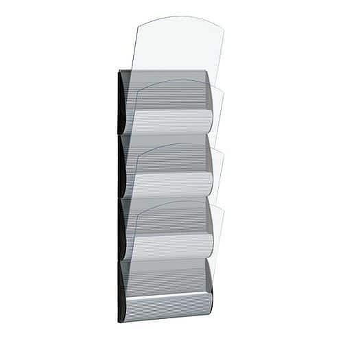 Závěsný držák na prospekty Paperflow Integral, 4 přihrádky, A4