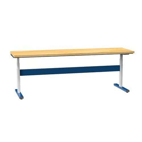 Elektrický stavitelný ERGO stůl, 2500 x 700 x 660 (1100) mm, MULTIPLEX, tmavě modrá