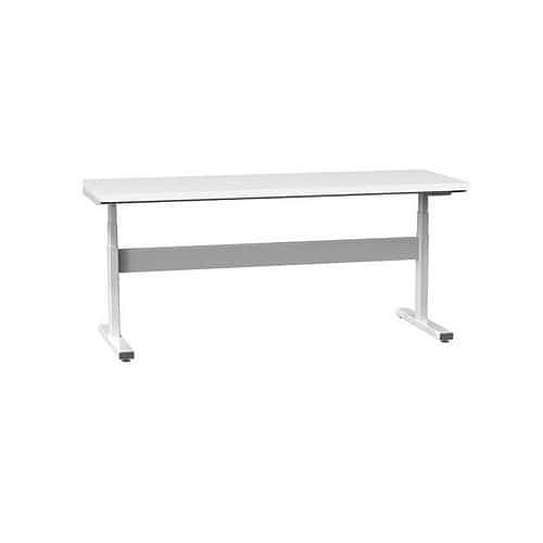Elektrický stavitelný ERGO stůl, 2000 x 700 x 660 (1100) mm, LAMINO, šedá