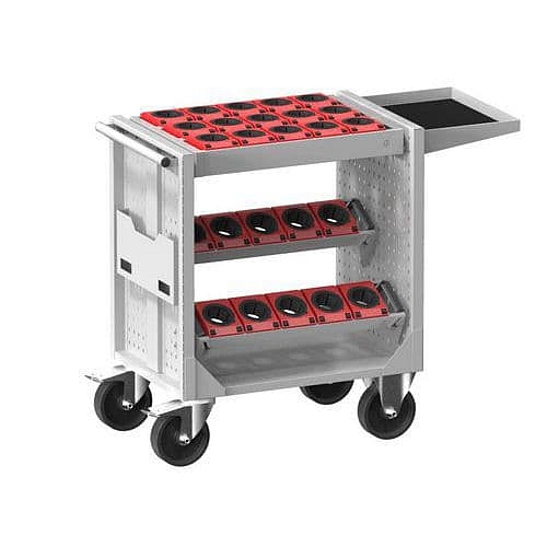 NC vozík 36x27D s vybavením, varianta 5, šedá