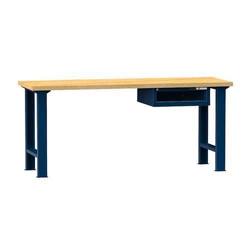 Dílenský stůl KOMBI PM4820, 2000 x 800 x 880 mm, MULTIPLEX, tmavě modrá