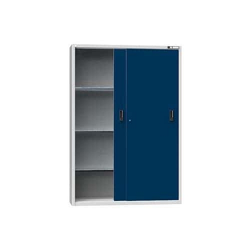 Nářaďová skříň SP2-001, 1350 x 405 x 1950 mm, šedá-tmavě modrá