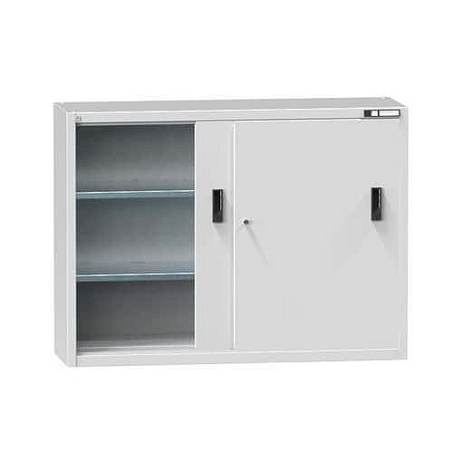 Nářaďová skříň SP2-002, 1350 x 405 x 1000 mm, šedá-šedá