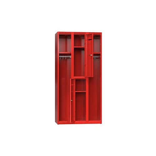 Kombinovaná šatní skříň V4, červená