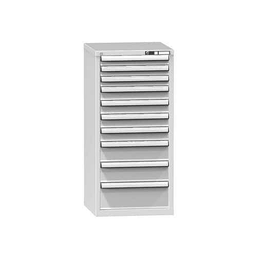 Zásuvková skříň ZA5, 578 x 600 x 1215 mm, šedá-šedá