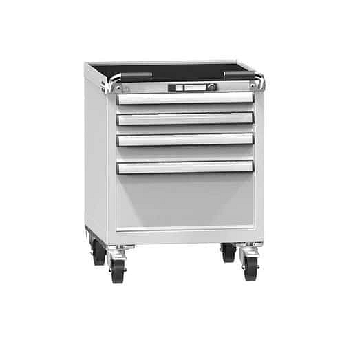 Dílenský vozík ZAM59-2, 27x27D, 578 x 600 x 785 mm, šedá-šedá