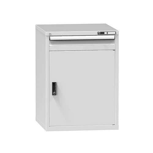 Zásuvková skříň ZB1, 731 x 753 x 990 mm, šedá-šedá