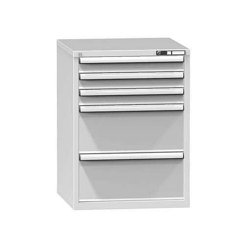 Zásuvková skříň ZB3, 731 x 753 x 990 mm, šedá-šedá